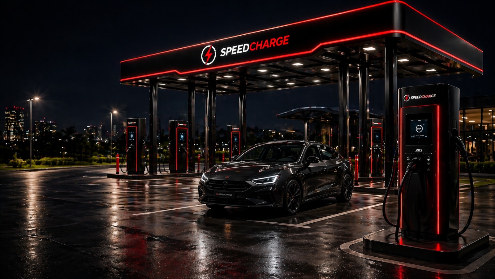 SpeedCharge EV charging station