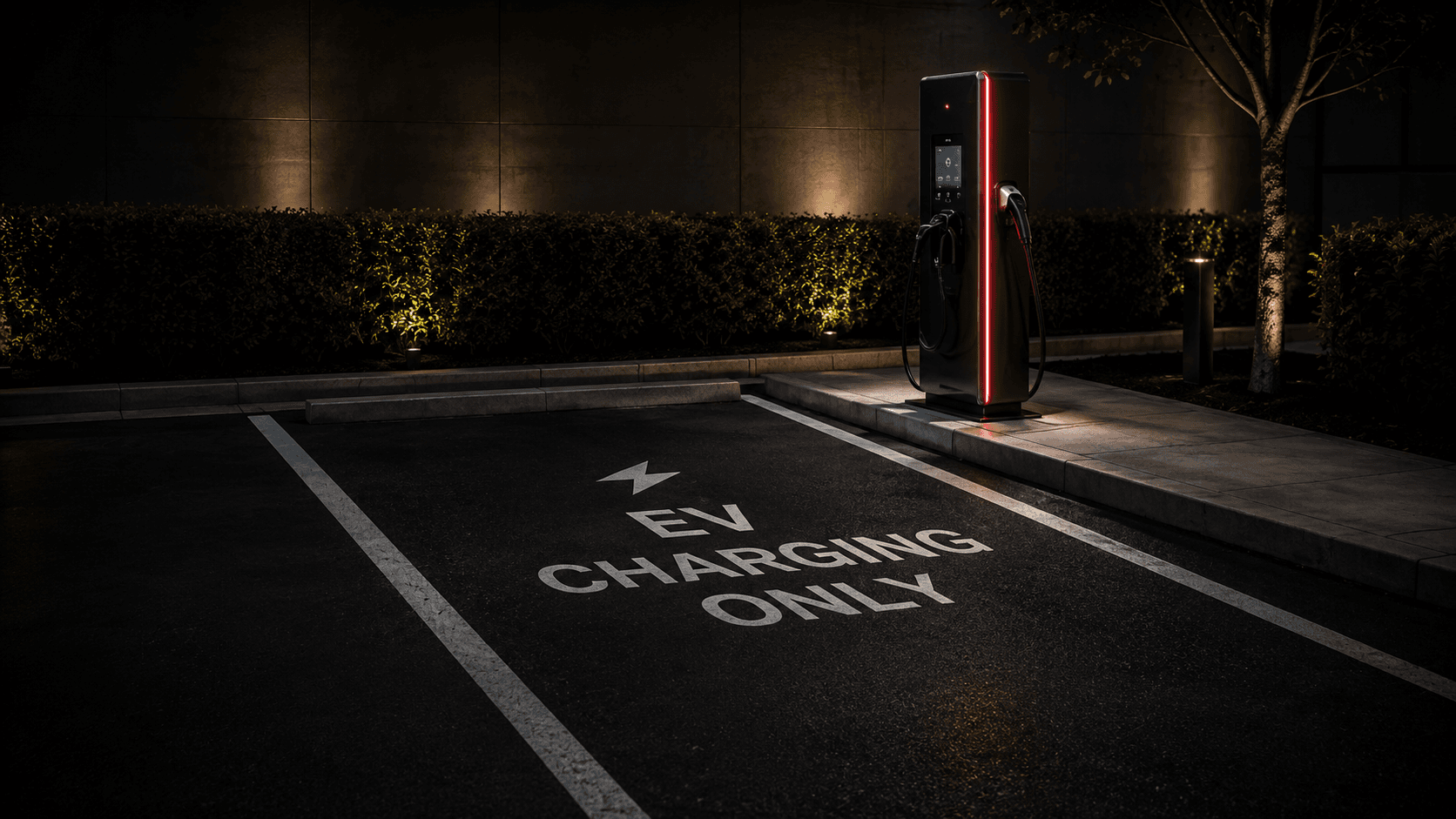 SpeedCharge Charging Station mockup