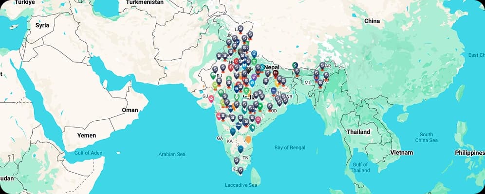 DC chargers installed across India