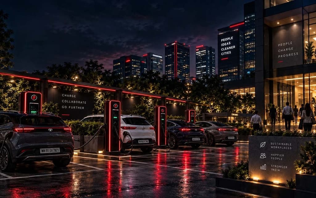 workplace EV charging in India