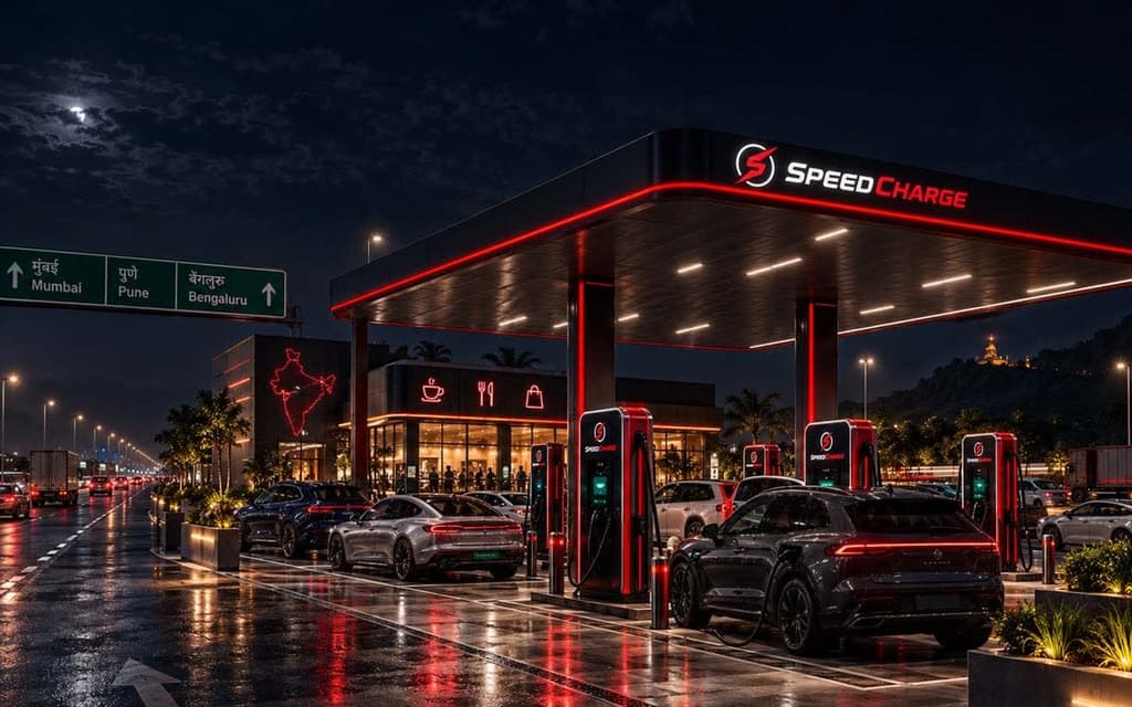 Types of EV charging stations in India