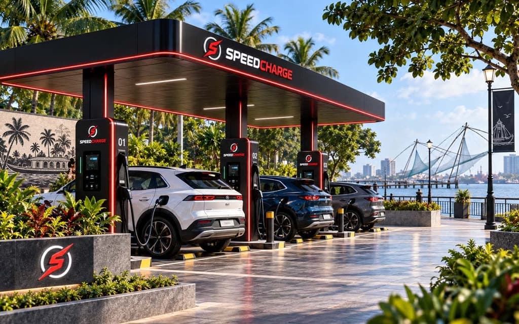 EV charging station franchise in Kochi