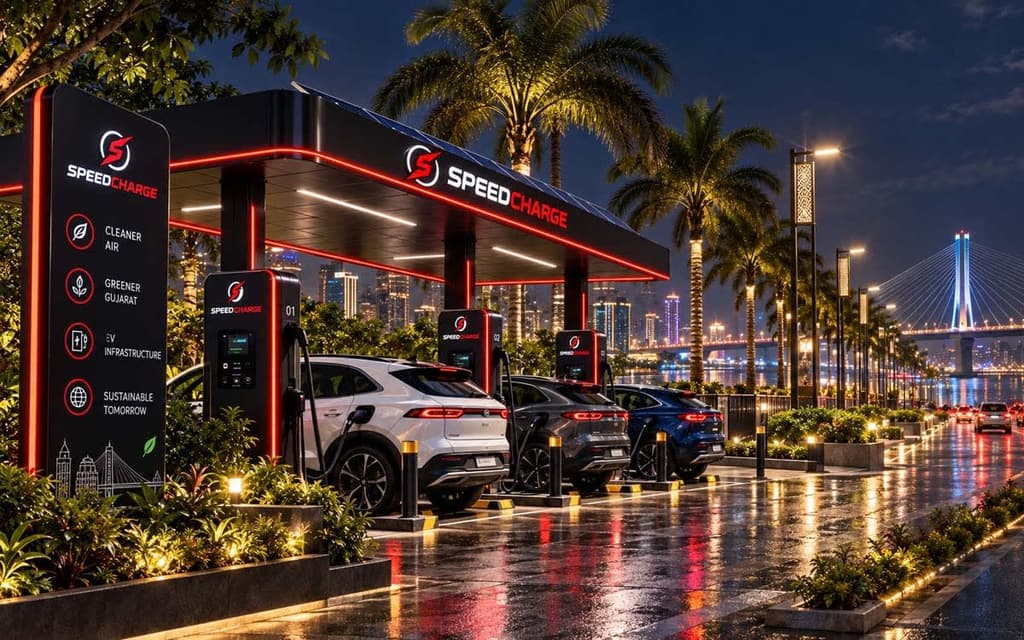 EV charging station franchise in Surat